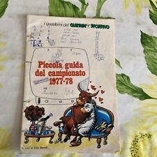 PICCOLA GUIDA DEL CAMPIONATO 1977-78 CALCIO GUERIN SPORTIVO CONDIZIONI COME FOTO