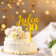 Ciondolo torta acrilico Happy