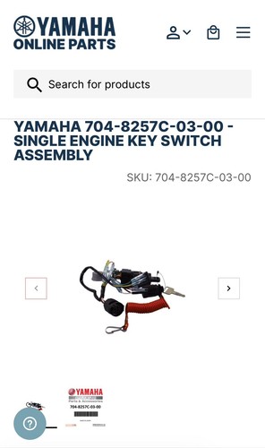 Key lock main switch - key,