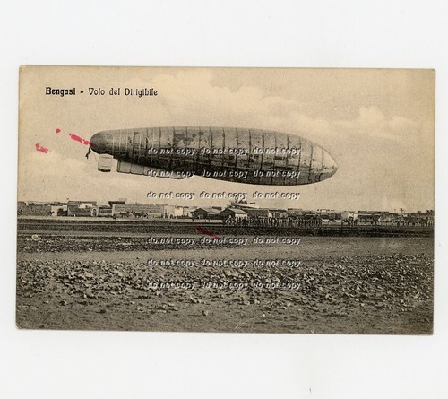 Dirigibile bengasi guerra - dirigibile,