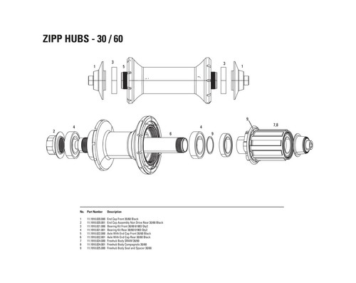 Zipp cuscinetti ricambio - cuscinetti,
