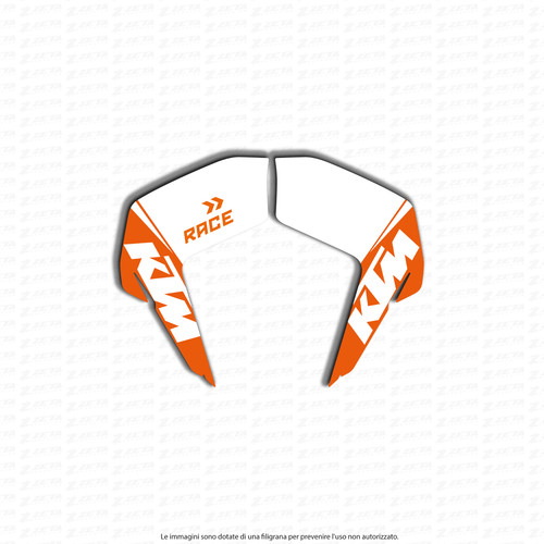 Kit adesivi faro - , ktm