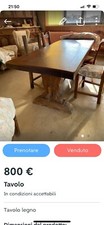tavolo legno massello usato