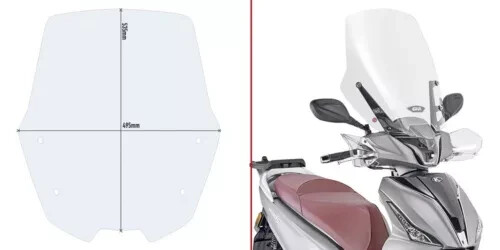 Givi d6113st solo - d6113st, parabrezza
