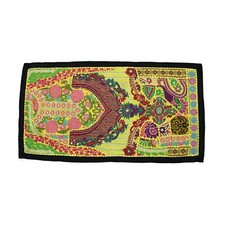 Arazzo vintage antico indiano