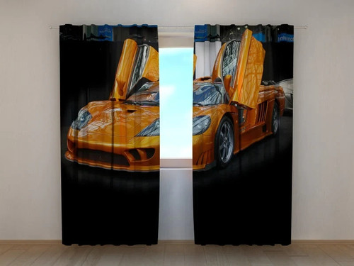 Tende supercar arancione - tende,