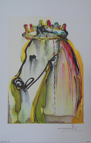 Salvador dali cavalli - i,