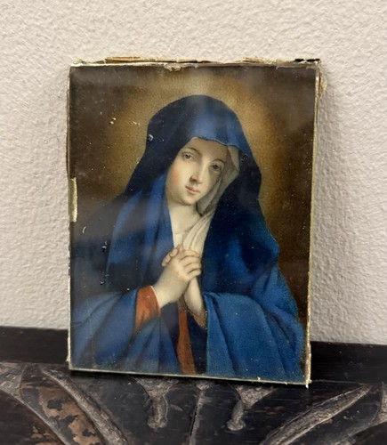 Miniatura dipinto olio - , su