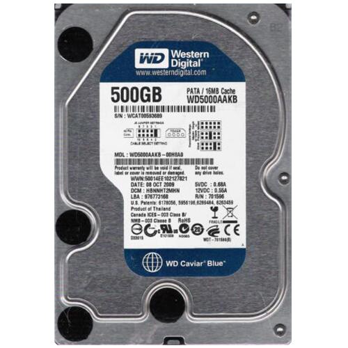 Western digital 500 - 500, gb