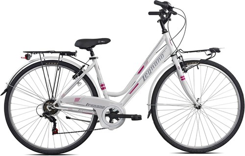 Bici legnano l486 fuxia - legnano, bianco