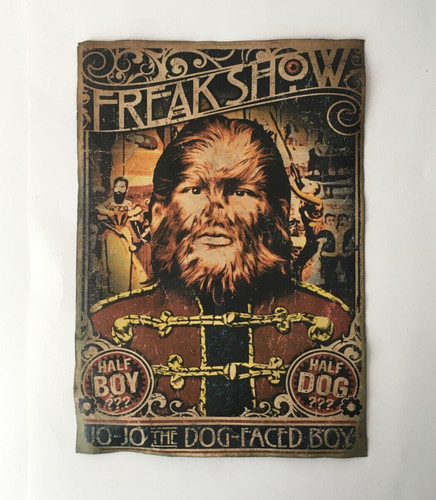 Poster circo faccia cane - circo,