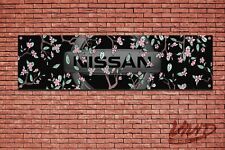 Striscione/poster parete garage/officina PVC Nissan Sakura JDM S13 S14 S15 deriva