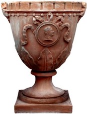 Piramide Medicea terracotta impruneta - Emperor pillar vase terracotta 11267