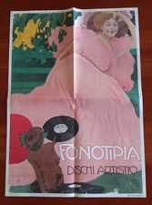 POSTER ALLEGATO A GRAZIA N. 1525 4-5-1970 RIPRODUZIONE MANIFESTO D'EPOCA LIBERTY
