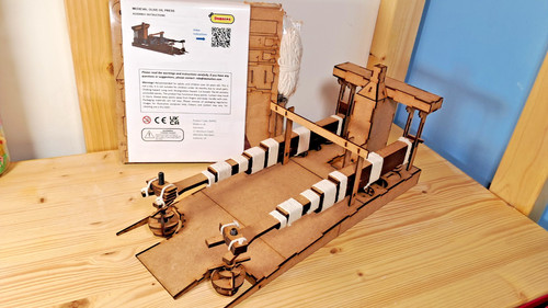 Medieval olive oil press 3d - oil,
