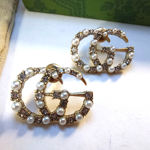 Orecchini gucci logo - gucci,