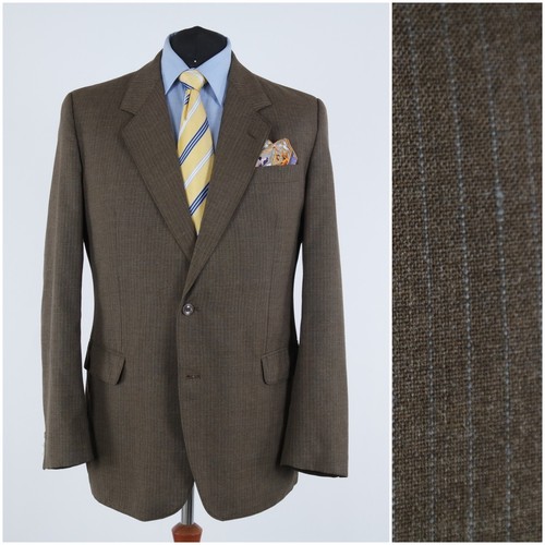 Blazer righe marrone 46r - blazer,