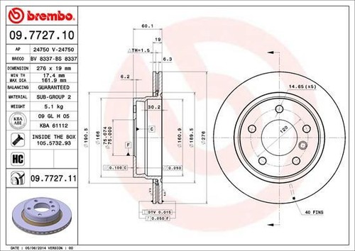Coppia dischi freno brembo - coppia,