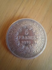 5 Franchi 1875 Moneta COPIA - FALSO