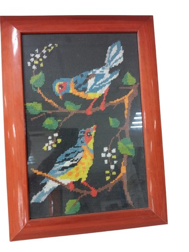 Quadro ricamo punto croce - a,