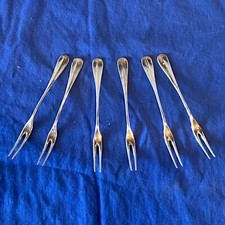 Forchette frutta dolce anni 60 vintage 6 pezzi