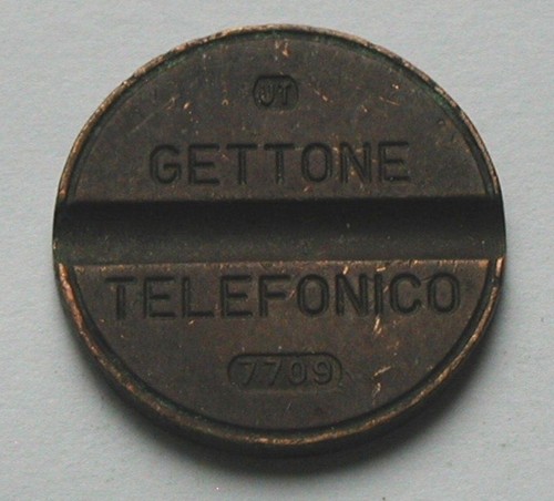 7709 italy gettone - 7709,