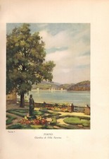 Stampa antica TORNO veduta da