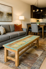 Recycled Solid Wood Bench