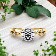 Anello con diamanti IGI 14