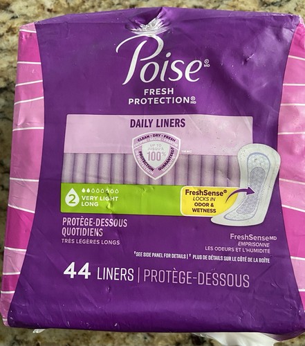 Poise daily liners - liners, very