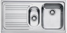 Franke Lavello Cucina 1 Vasca e Mezzo Gocciolatoio Sx 100 cm Inox 101.0053.245