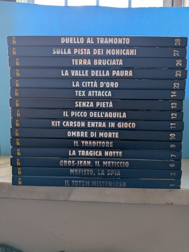 Lotto volumi tex - volumi, collezione