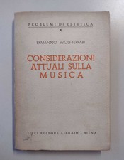 Considerazioni attuali sulla