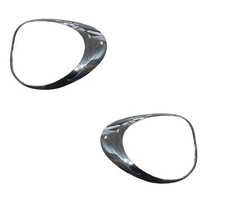 2X Coppia Cornici Cromate