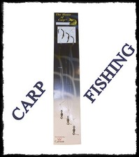 3 montature pronte hair stiff rig fluorocarbon pesca carpa terminali boiles