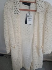 Giacca lunga Zara donna pizzo