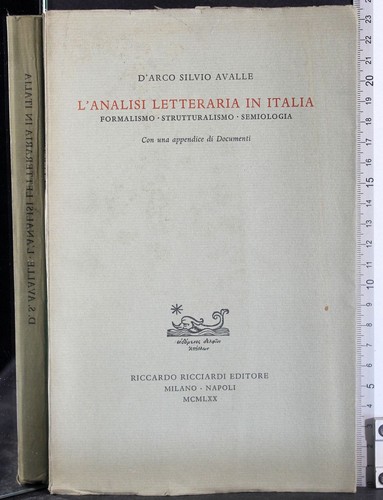 Analisi letteraria in - letteraria,