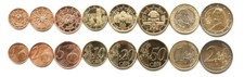 Austria set 8 monete 1c-2e