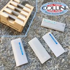 Pfeil - Set 4 Pietre Arkansas per affilare sgorbie per il legno - Grana 8000