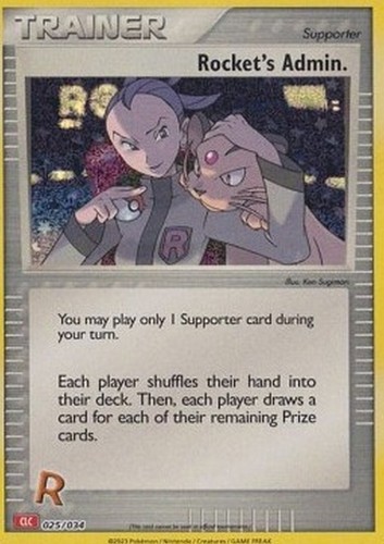 English pokemon card admin - card,