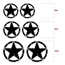 6 Adesivi Stella adatti a