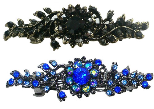 Set barrettes cristallo - 2,