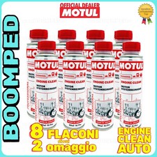 MOTUL ENGINE CLEAN Additivo Pulizia Lavaggio Olio Motore auto 8x300ml 08MO46