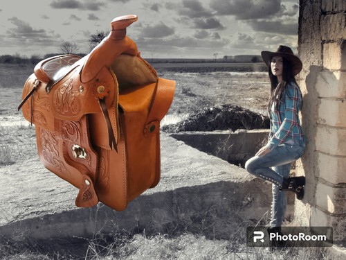 Borsa western cuoio - in,