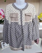 Twinset Simona Barbieri bambini ragazze maniche lunghe camicetta camicia manica lunga taglia 116