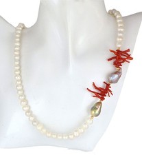 Collier di perle coltivate con