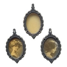 *HH* Cornicette Vintage Miniatura Cornice Cornicetta Liberty Portafoto Ciondolo