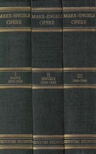 Marx, Karl; Eng..OPERE: I MARX