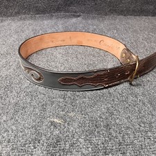 Cintura Cerchio Y 32 Pelle di Lucertola Grigio Western