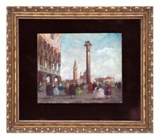 Dipinto "Carnevale a Venezia, Piazza San Marco" - Maestro Eugenio Bonivento 